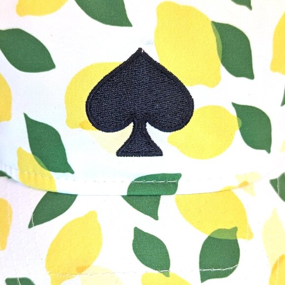 NWT Kate Spade Hat | White, Yellow & Green Lemon Toss Baseball Cap | One Size - Picture 3 of 7